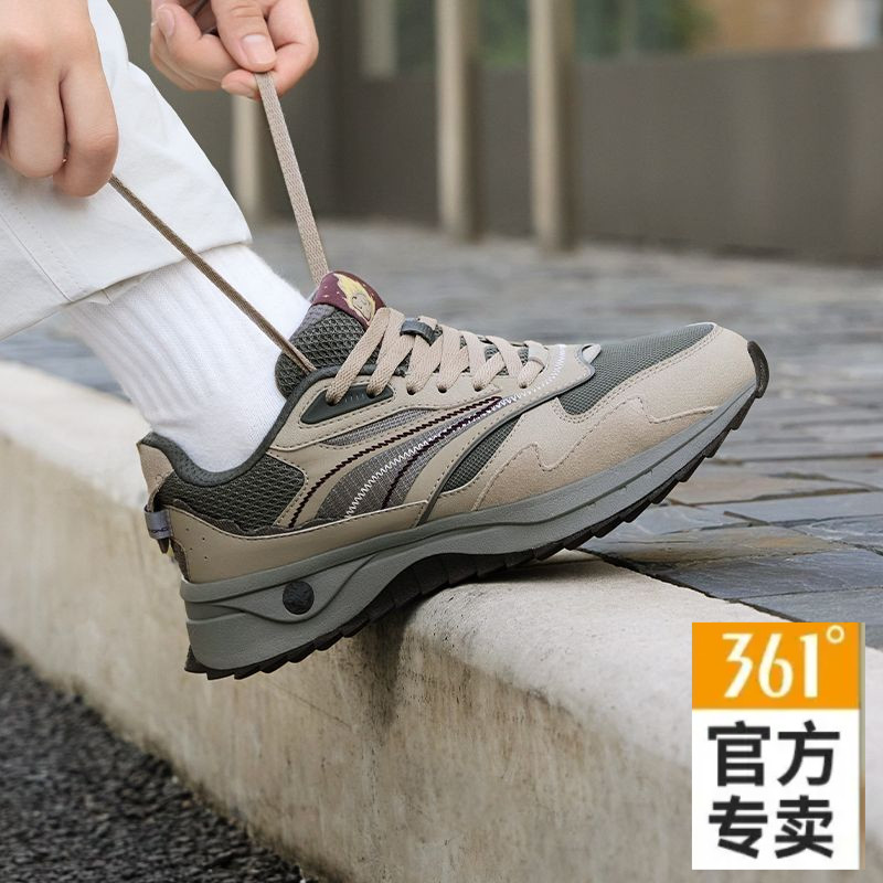 361° รองเท้ากีฬาผู้ชายรองเท้าคําตอบรองเท้าน้ําหนักเบานุ่มแต่เพียงผู้เดียวรองเท้าวิ่งรองเท้าลําลองรอง