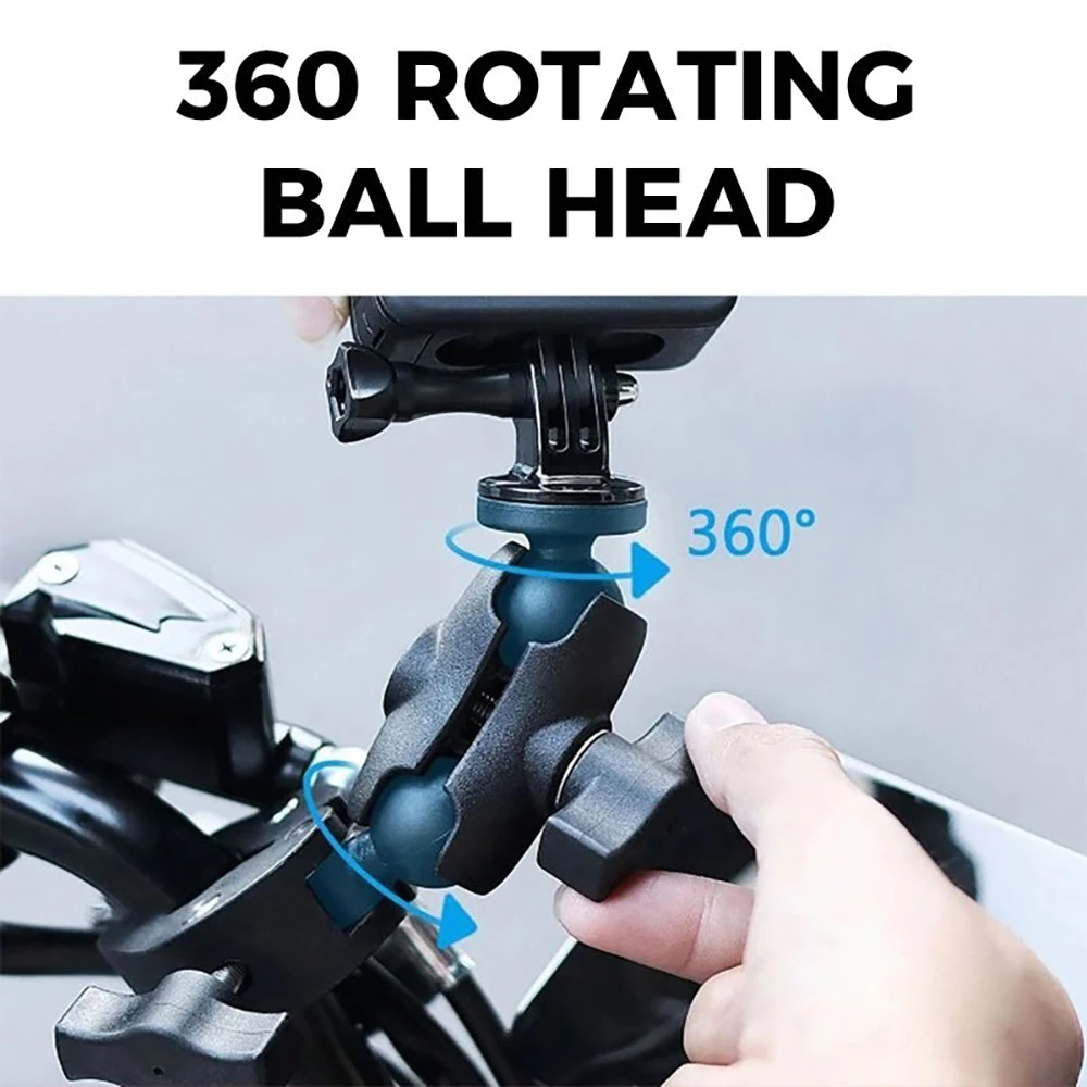 ขายึดเเฮนด์ ที่ยึดกล้องแอคชั่นแคม Action camera สำหรับติดมอเตอร์ไซด์ สำหรับ ล็อคแฮนด์บาร์ ก้านกระจก thumbnail 8