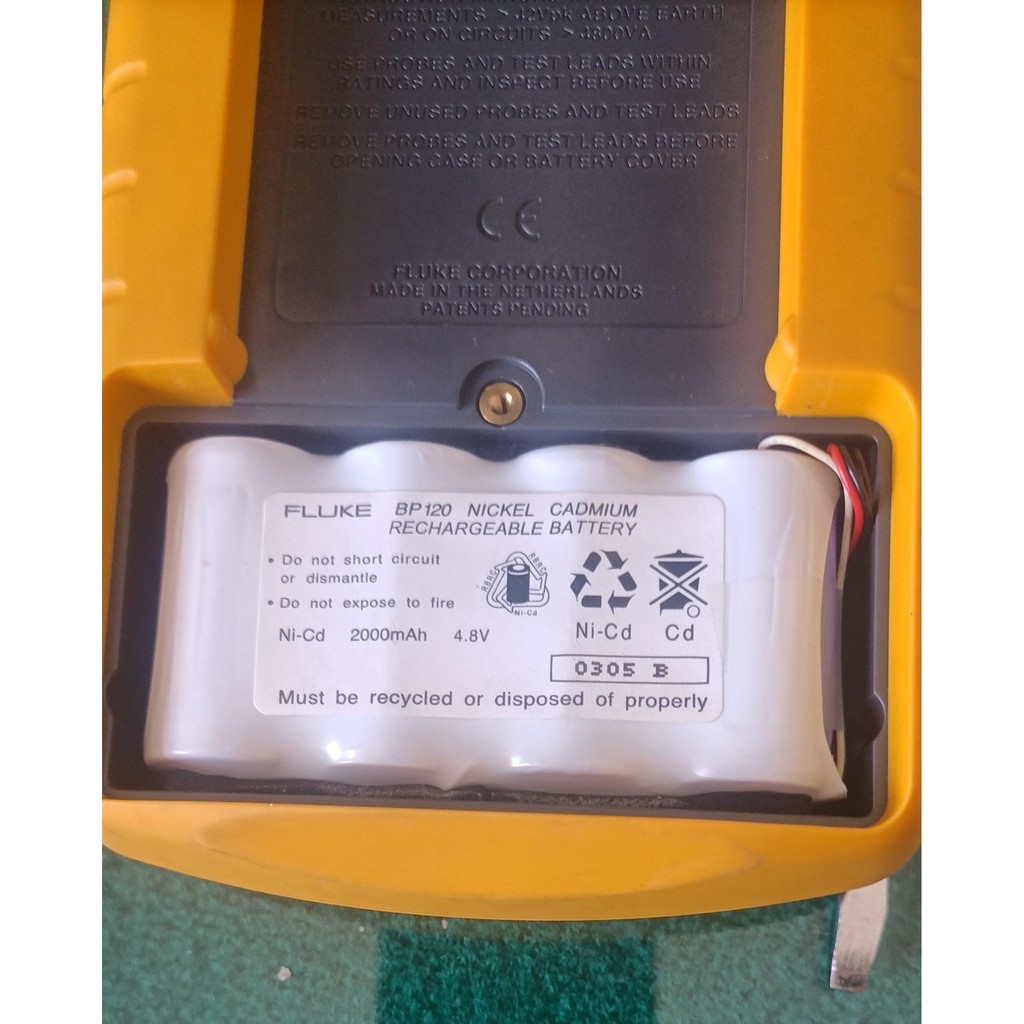 Fluke Fluke43B เครื่องวิเคราะห์คุณภาพพลังงานไฟฟ้าแบบมือถือ F43B มิเตอร์วัดไฟ Harmony เฟสเดียว 4.8V แ