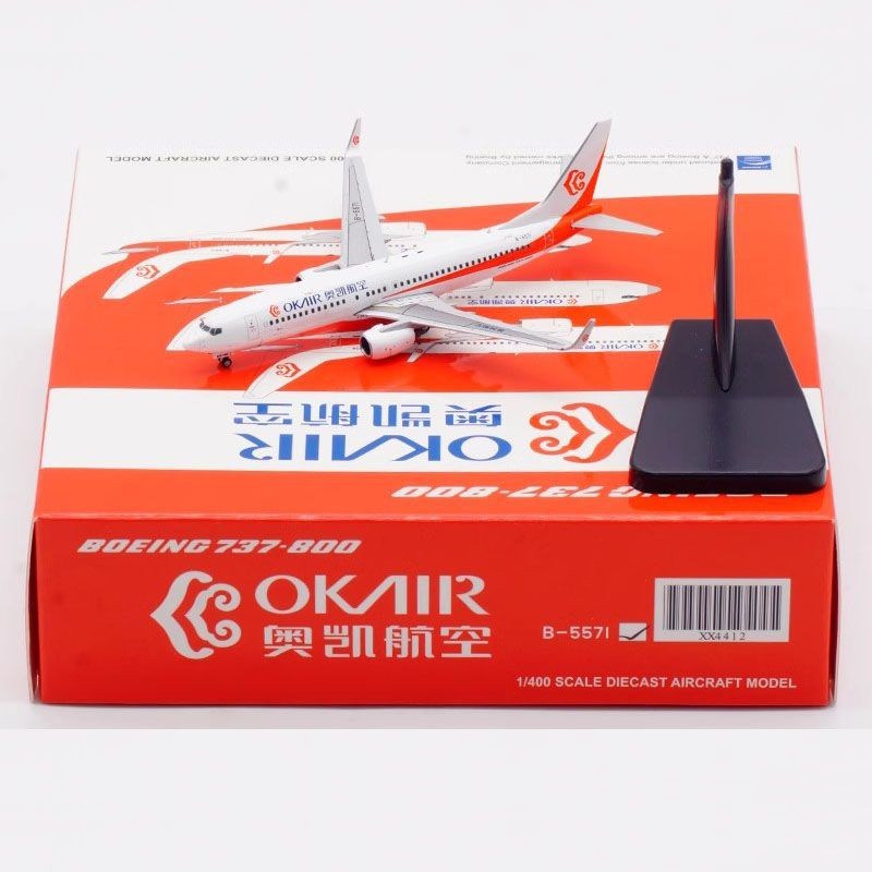 1: 400 JC Wings Alloy Airliner รุ่นโบอิ้ง B737-800 Okai Air B-5571