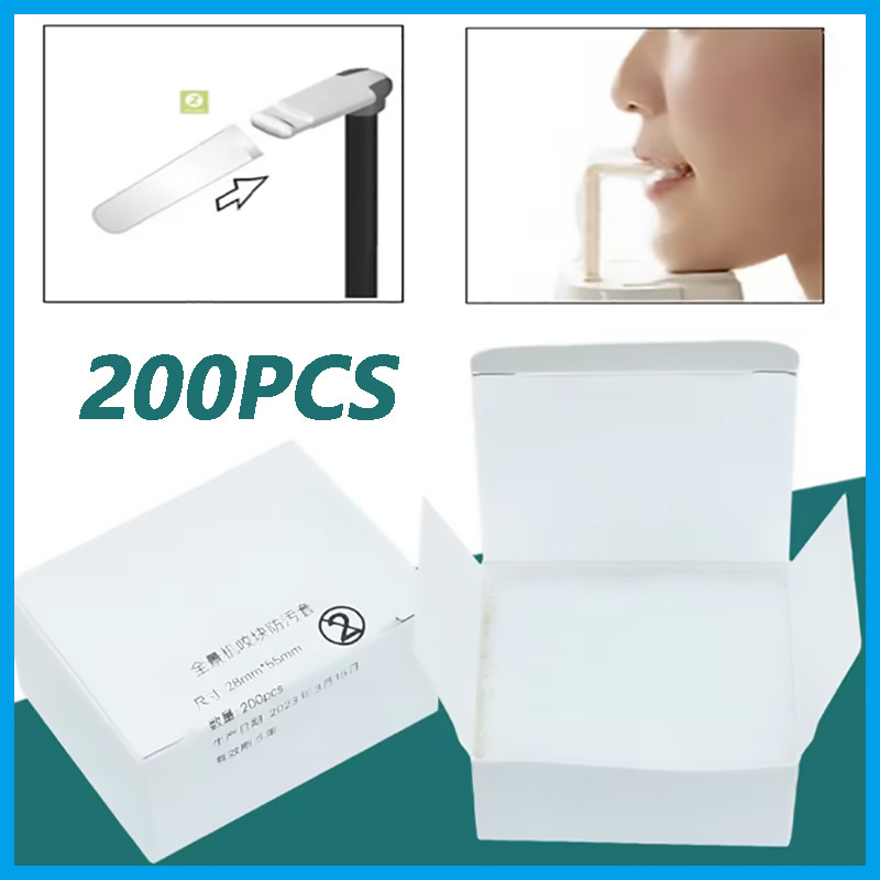 200ชิ้น/กล่องทิ้งทันตกรรม ห้องปฏิบัติการ ฟิล์มป้องกัน / ทันตกรรมพาโนรามากัดบล็อกปกแขน