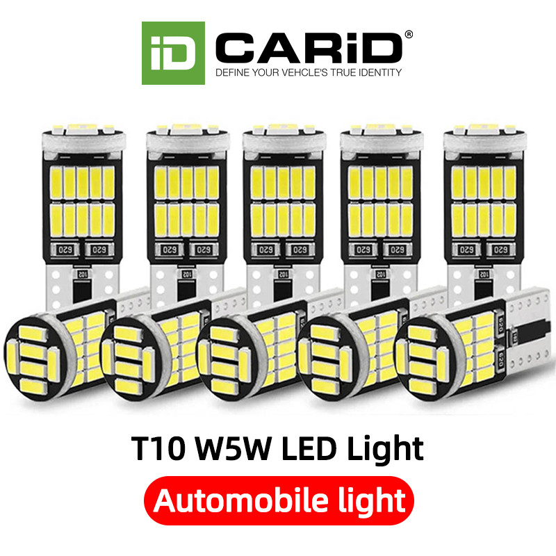 CARiD ไฟอ่านหนังสือ LED T10 ดวง ประหยัดพลังงาน ใช้พลังงานต่ํา หลายสี ป้ายทะเบียนรถ ติดตั้งง่ายเสียบแ