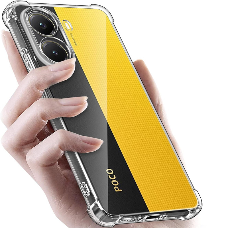 เคสใสกันกระแทก Poco F7  เคสใส TPU กันกระแทก  กันกล้อง