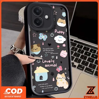 สําหรับ Realme C53 C35 C20 C30 C55 C12 C11 C51 C21 6i 5 8i 7i C15 C67 C25 C29Y แมวและสุนัขกรณีโทรศัพท์มือถือTPUกันกระแทก