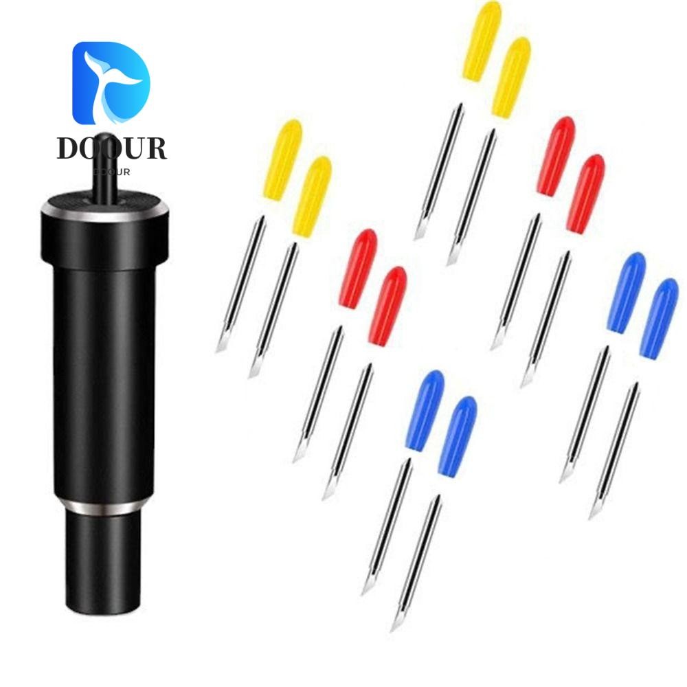 DOOUR ใบมีดพล็อตเตอร์, เปลี่ยนใบมีดลึก 30 45 60 องศา, ที่วางใบมีดเรียบโลหะสําหรับ Cricut Explore 3/A