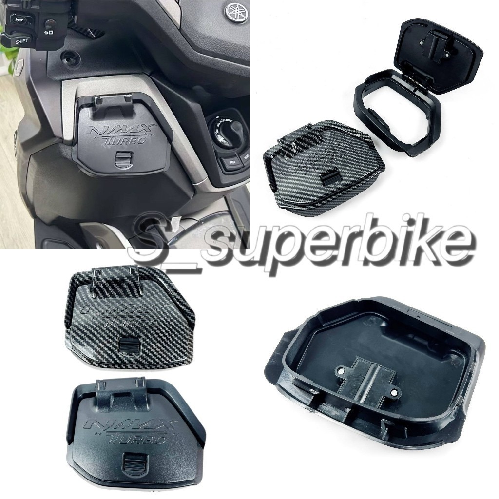 NMAX V2 V3 ฝาครอบกระเป๋าด้านข้าง NMAX คาร์บอน Nmax 2020 NMAX V3 ด้านข้างฝาครอบกระเป๋า NMAX 2020