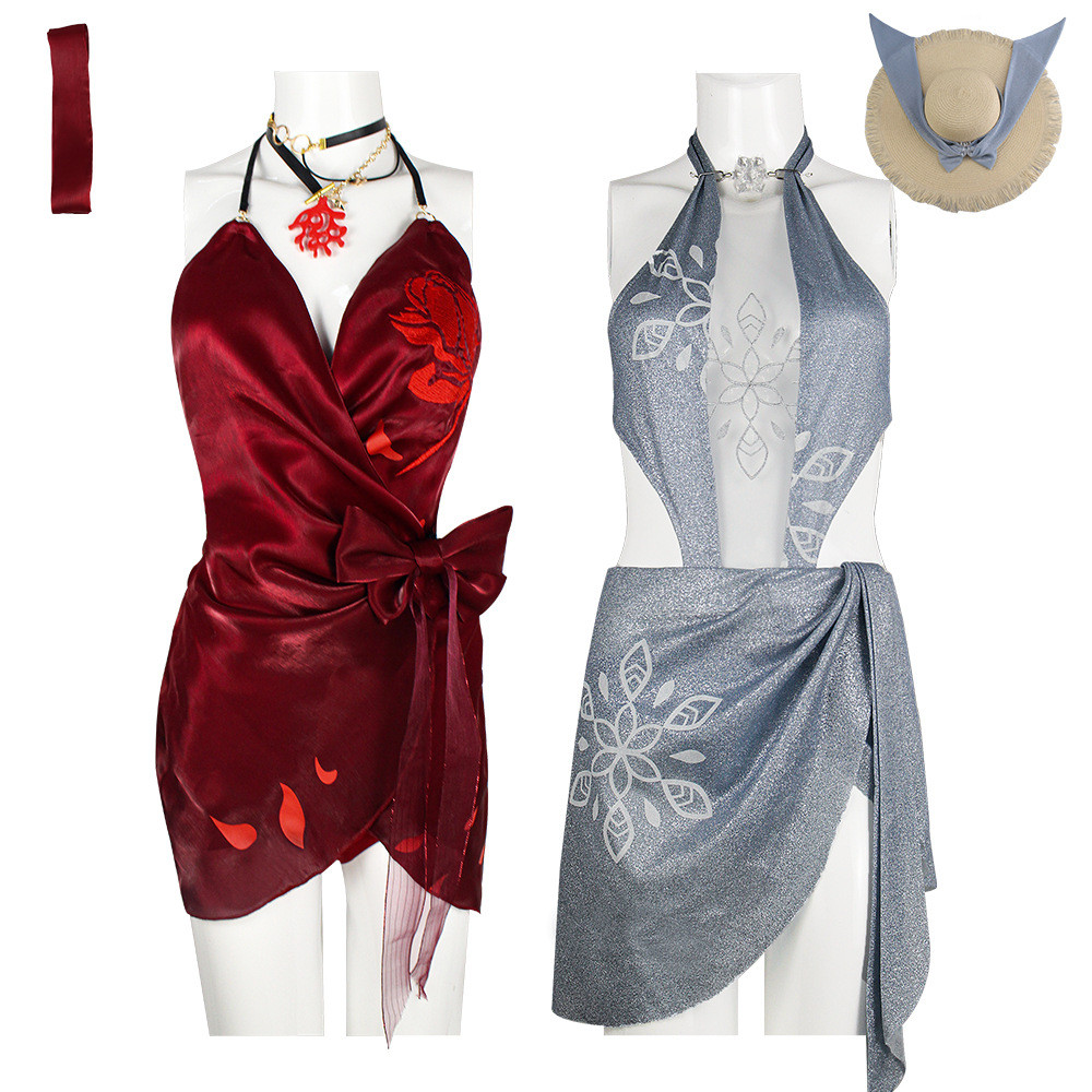 ชุดคอสเพลย์ Naraka: Bladepoint Gu Qinghan/Ning Hongye ชุดว่ายน้ำผู้หญิง