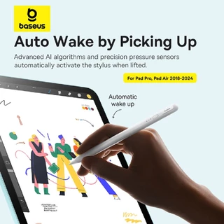Baseus ปากกาสไตลัส ปากกาแท็บเล็ต รุ่น Smooth Writing 3 Wired Charging Stylus รุ่น Wireless รองรับ pad pro, pad air