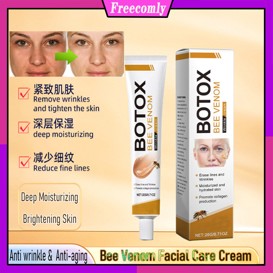 Bee Venom Anti-Wrinkle Cream Whitening Spot Remove Firming Nourishing Repair รูขุมขนลดเส้นละเอียด Facial Moisturizer