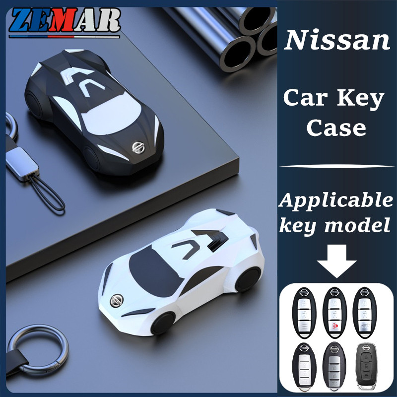 Nissan ซิลิโคน เชลล์กุญแจรถ กรณีกุญแจ การออกแบบรถกีฬาครอบคลุมกุญแจ ป้องกันกรณีกุญแจสมาร์ท อุปกรณ์เสร