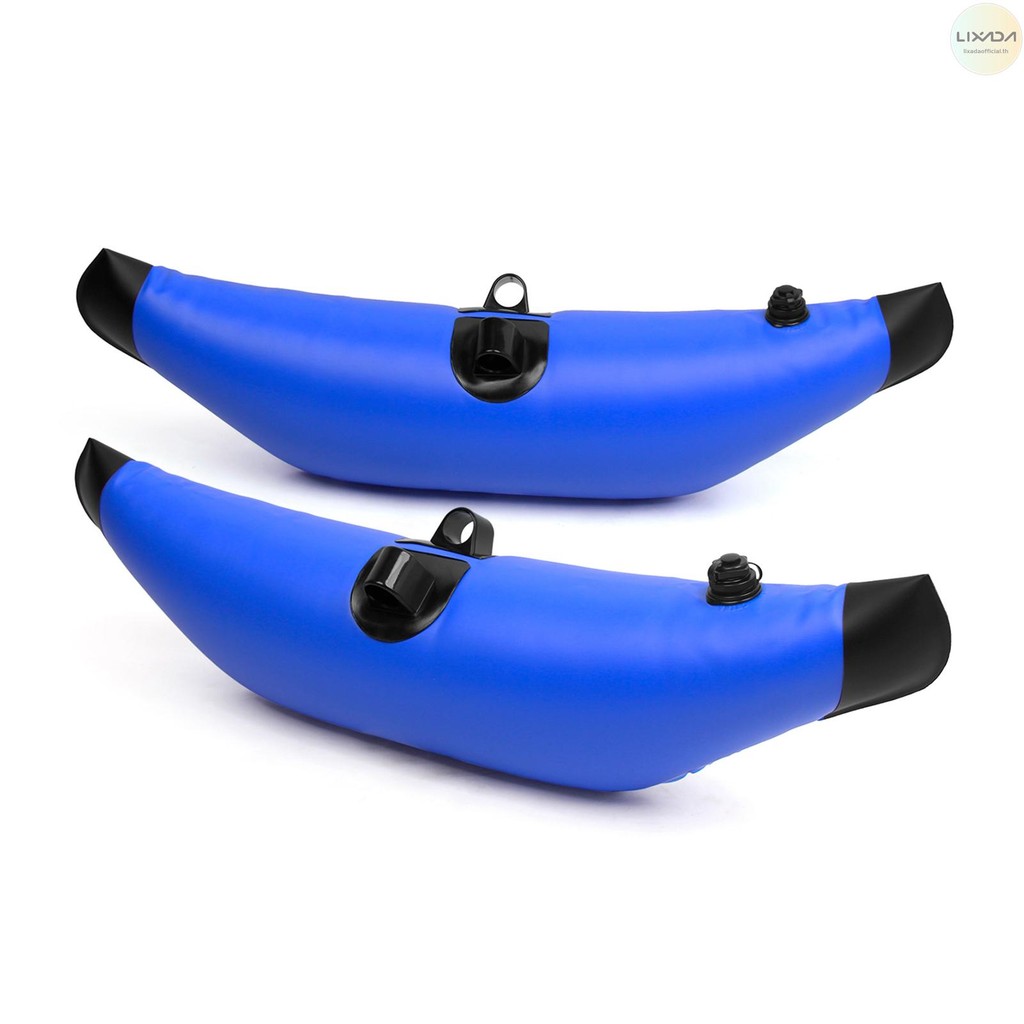 Lixada 2 ชิ้น Kayak PVC Inflatable Outrigger Float Kayak เรือตกปลายืน Float Stabilizer