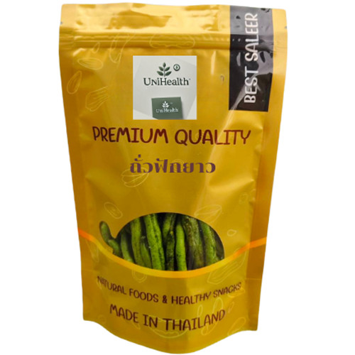 [ส่งด่วน] ถั่วฝักยาวอบกรอบ 250 กรัม | ผักอบกรอบ ของกินเล่นเพื่อสุขภาพ ขนมไม่ทอด ไม่อมน้ำมัน