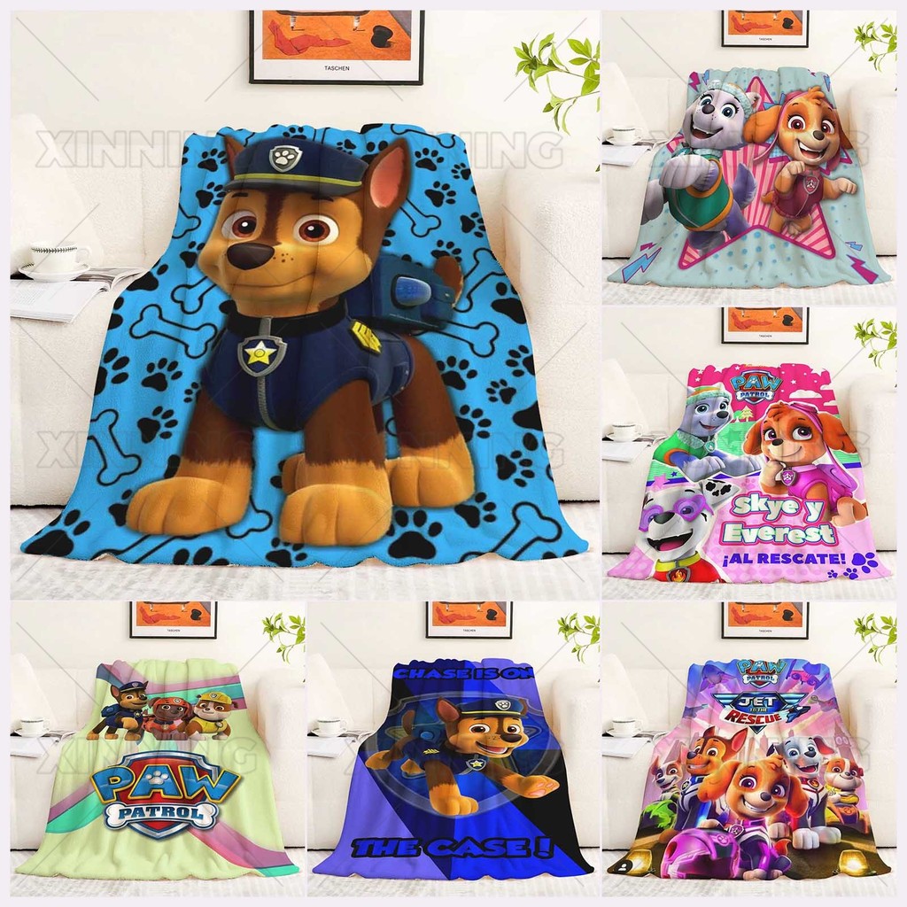 PAW Patrol Soft Plush Convertible ผ้าห่มที่สมบูรณ์แบบสําหรับเด็ก Travel Nap หรือห้องนอนใช้ Cozy ของข