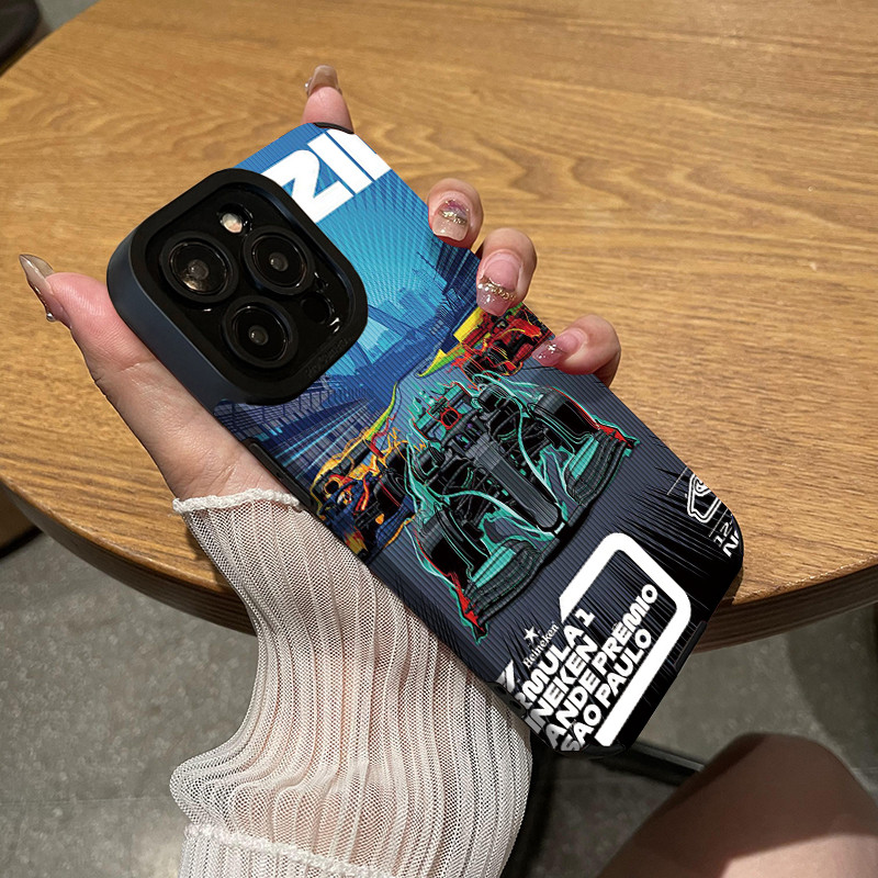 F1 Formula Sports Car logo Rider iPhone Phone Case