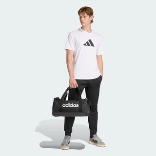 adidas ไลฟ์สไตล์ กระเป๋าดัฟเฟิล Linear ขนาดเล็ก Unisex สีดำ JE8343