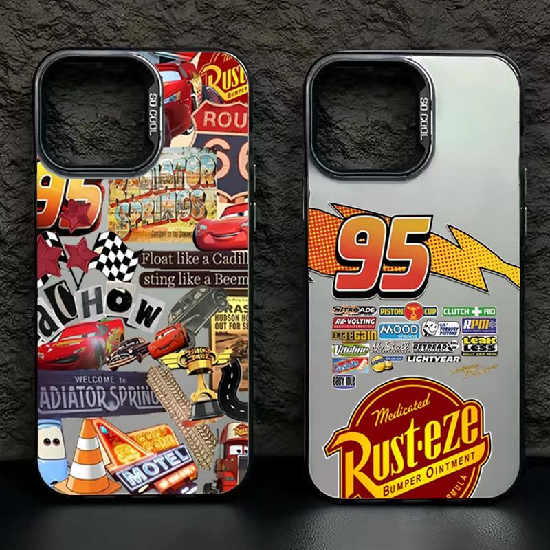 Lightning 95 รถยนต์สําหรับ iPhone 13Pro 16 15 14 12 11 Pro Max XR 7 8 Plus SE ป้องกันหน้าจอปลอกกันกระแทก