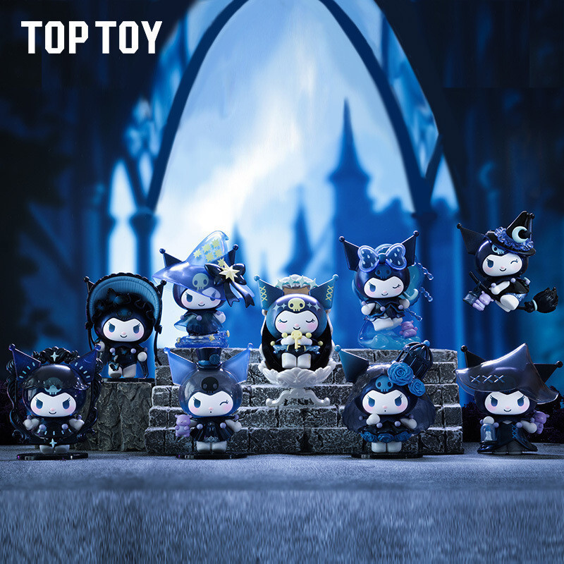 ⭐[ผู้ขาย สจ]⭐TOPTOY Official Kuromi Witchs Festival Series ของเล่นอินเทรนด์ชุดกล่องหุ่นเดสก์ท็อปตกแต