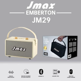 JMAX-JM29 ลำโพงบลูทูธ พร้อมสายหิ้ว ปรับเบสได้ เชื่อมต่อ2ตัวได้ 30W แท้100% ไร้สาย