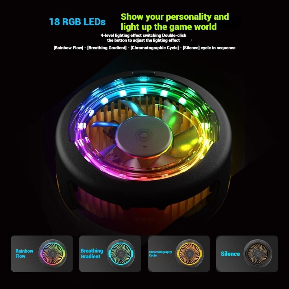 Black Shark FunCooler 5 BR50 20W Magnetic Cooler Game สตรีมสดเฉพาะคูลเลอร์