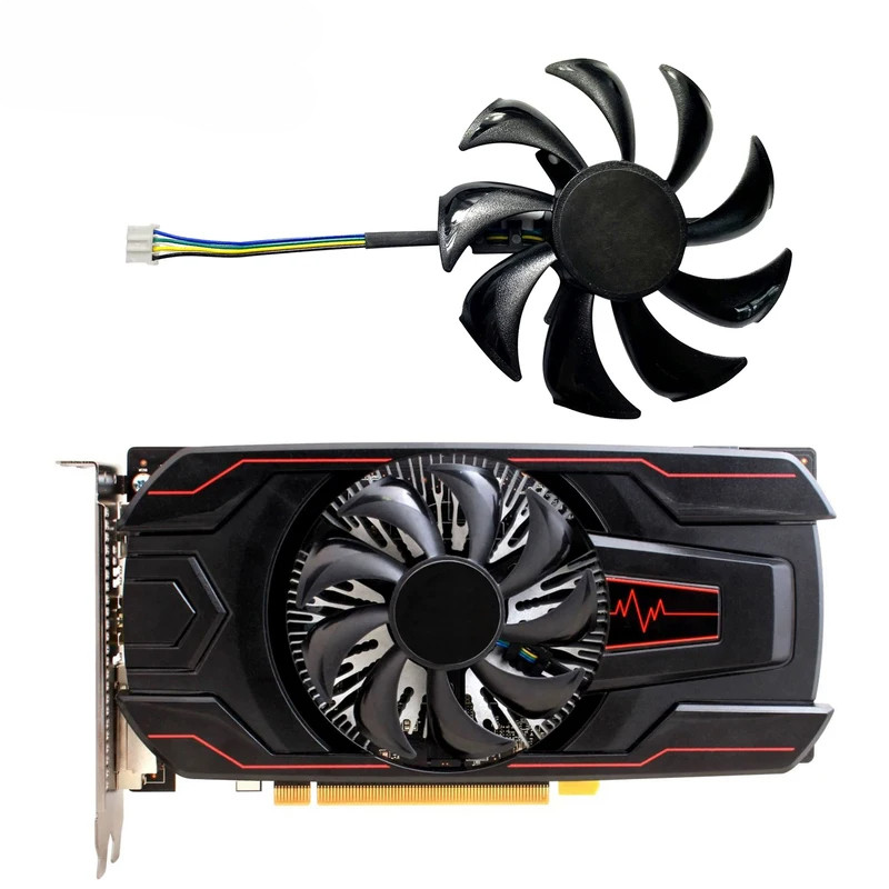 ใหม่ 85 มม.GA91S2M RX460 RX550 พัดลมการ์ดสําหรับ Sapphire RX 460 550 5G D5 ITX เปลี่ยนกราฟิกการ์ด GP