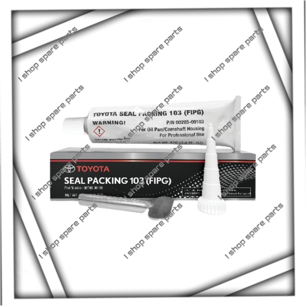GASKET GUM TOYOTA (สีดํา) SILICONE SEALANT LIQUID GASKET SEALER (82G หรือ 100G) (OEM PARTS)