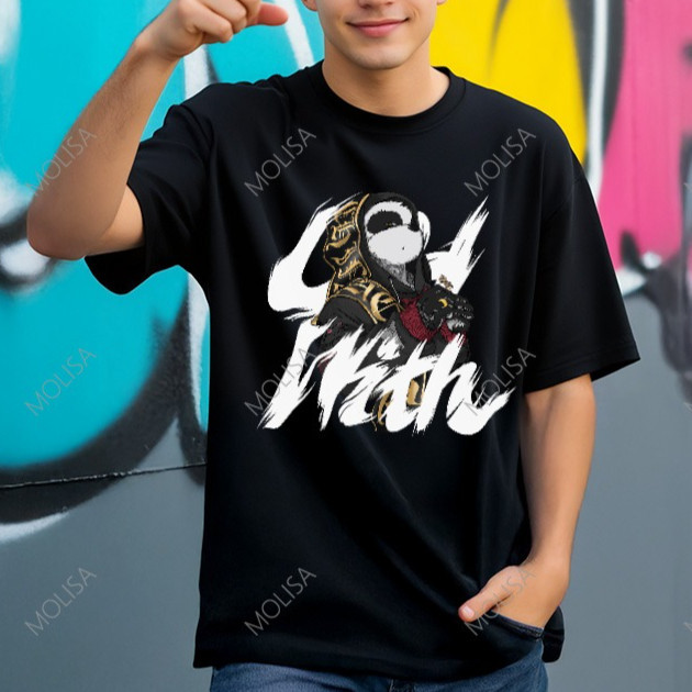 เสื้อยืดผู้ชาย แฟชั่น เสื้อคอตตอน Oversize Unisex สกรีนเสื้อ DTG เกรดพรีเมียม 68167#