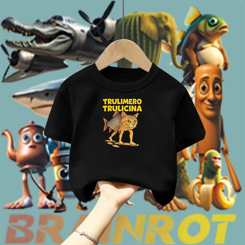 COD Children's T-shirt 2025 new European and American style suitable for 1-12 years old