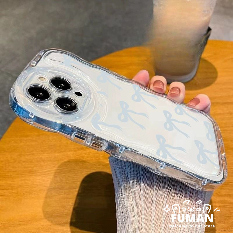 Insสไตล์สีชมพูสีฟ้าโบว์เคสโทรศัพท์สําหรับVivo V40 V30 V29 Lite V27 V27E V25 V23 V23E V20 Pro V17 Neo