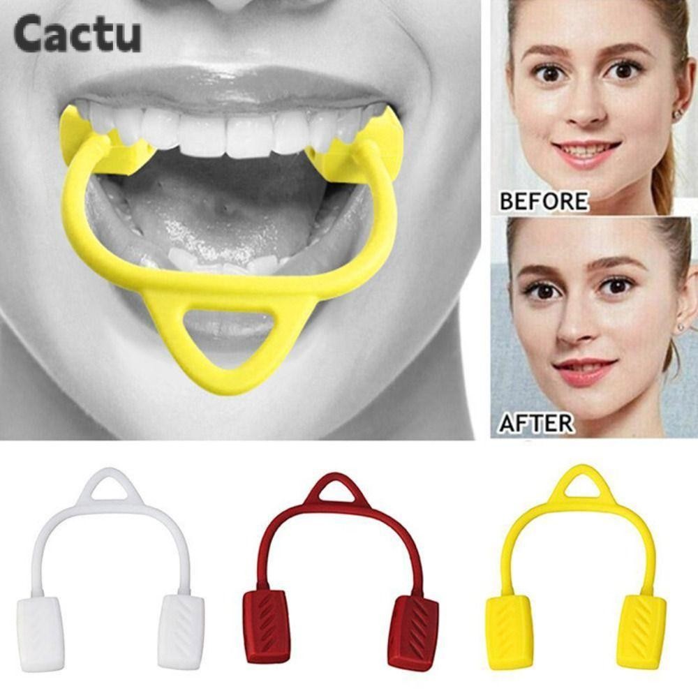 CACTU Jaw Exerciser, อัพเกรด 30/40/50lbs คอ Toning, Double Chin Reducer Beauty Jawline Exerciser กล้