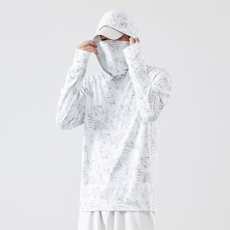 冰丝防晒衣男款夏季2025新款户外透气防晒防晒防紫外线凉男女外套เสื้อผ้ากันแดดผ้าไหมน้ําแข็งสําหรับผู้ชายฤดูร้อน 2025 สไตล์ใหม่ xgm9