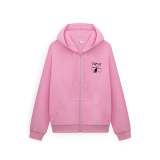 AIIZ (เอ ทู แซด) - AIIZ เสื้อฮู้ดผู้หญิงแบบซิปปักลายกราฟิก AIIZ Women's Zipper Hoodie Jacket