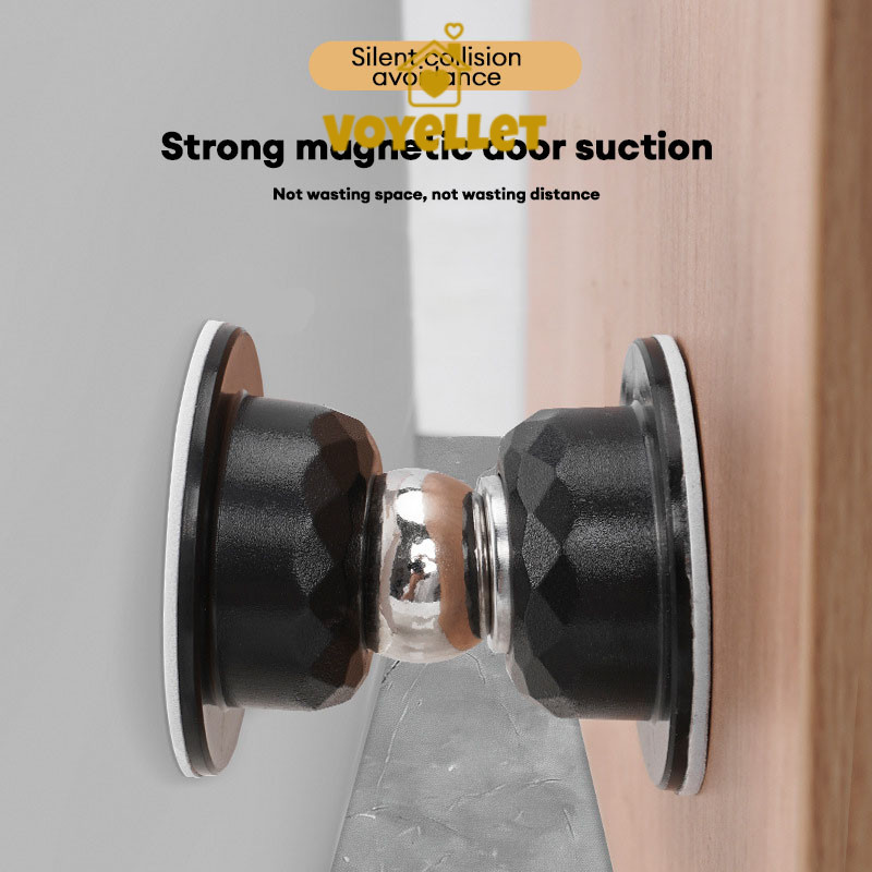 ที่กั้นประตูแบบดูดผนังมองไม่เห็นแบบไม่เจาะรู ป้องกันการชนกันของประตูห้องน้ำแบบสั้น