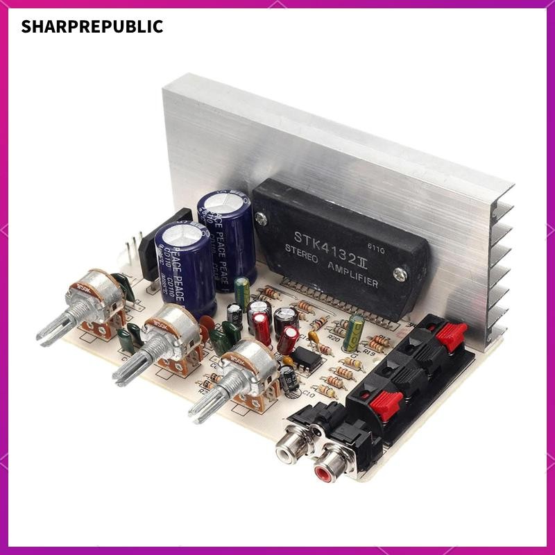 [Sharprepublic] DX0408 100W Dual Channel Digital Power Audio สเตอริโอเครื่องขยายเสียง DC 12V