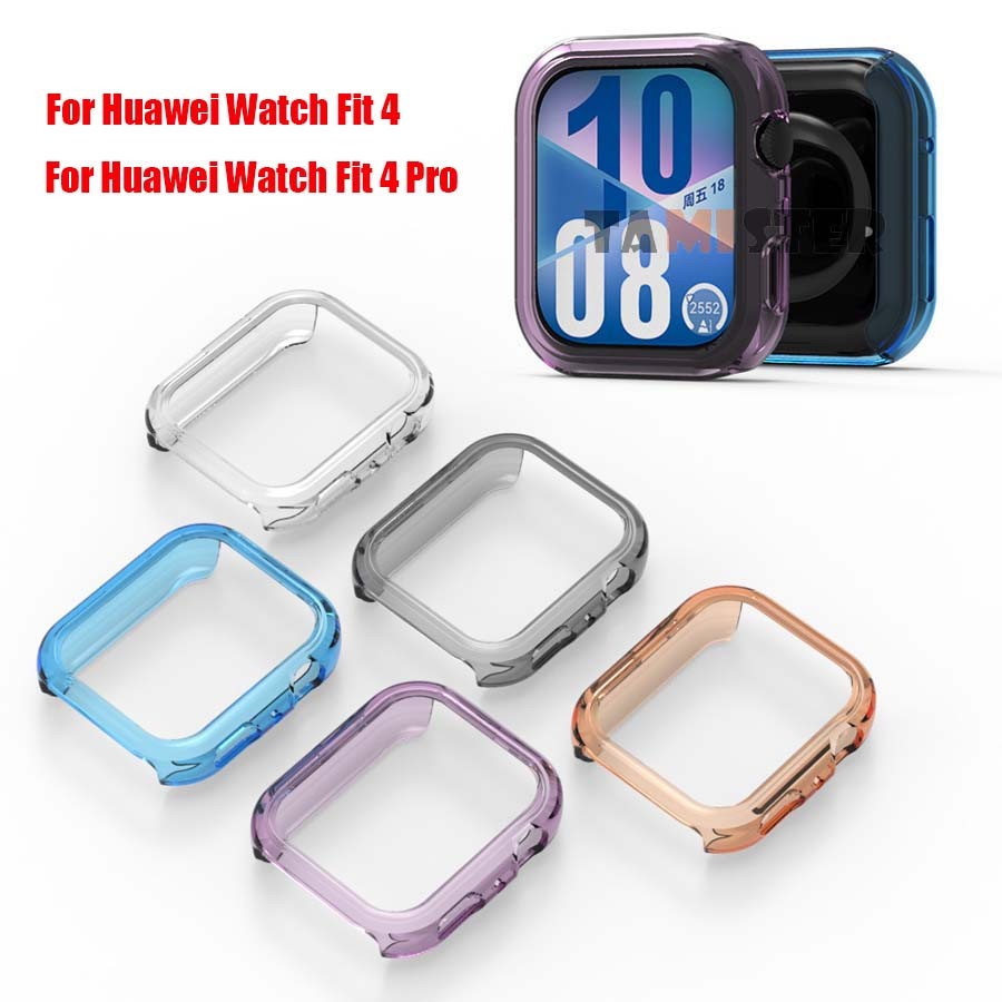 Soft TPU สําหรับ Huawei Watch Fit 4 Pro กันชนเกราะป้องกันสําหรับ Huawei Watch Fit 4 กรอบป้องกันอุปกร