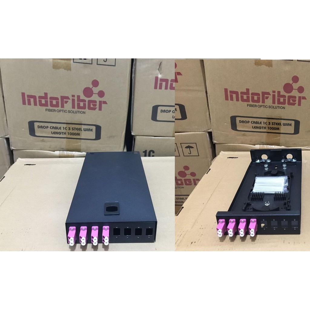 เตารีด LC Multimode OM4 8 core Rosette / FTTH Rosette / OTB mini LC