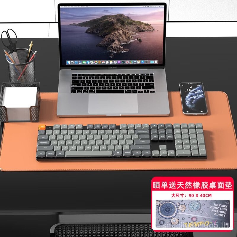 Keychron K5Max ไร้สายบลูทูธ Mac Mechanical Keyboard แกนต่ําเหมาะสําหรับ Win System 108 คีย์สํานักงาน