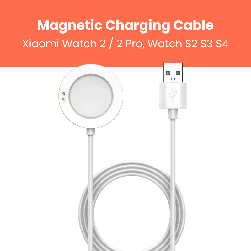 สายชาร์จแม่เหล็กสําหรับ Xiaomi Watch 2 / 2 Pro, นาฬิกา S2 S3 S4 – Fast USB Charger Dock สําหรับ Xiaomi Sport Smartwatch อุปกรณ์เสริม