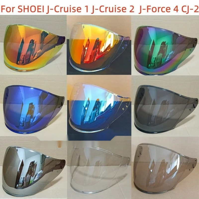 2025NEW หมวกกันน็อค Visor สําหรับ SHOEI J-Cruise 1 J-Cruise 2 J-Force 4 CJ-2 รถจักรยานยนต์หมวกกันน็อ