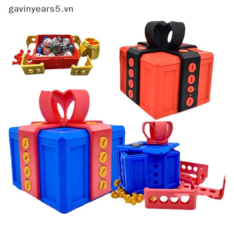 Gavin Annoying Box With Screws Large Annoying Box Prank Screw Box 3D Print Box Money Card Container 