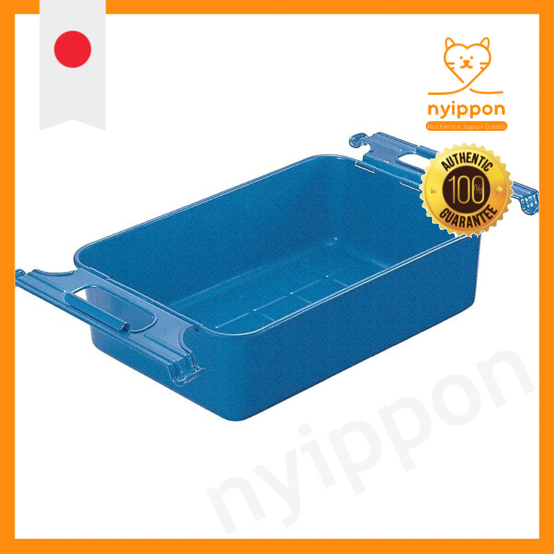 TRUSCO Parts Box with Handle Usable Internal Dimensions 370X201X94 Blue M-7-B