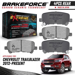 Brakeforce Extreme Japan Carbon Ceramic Rear Brake Pad For Chevrolet Trailblazer 2012-Present DB2290