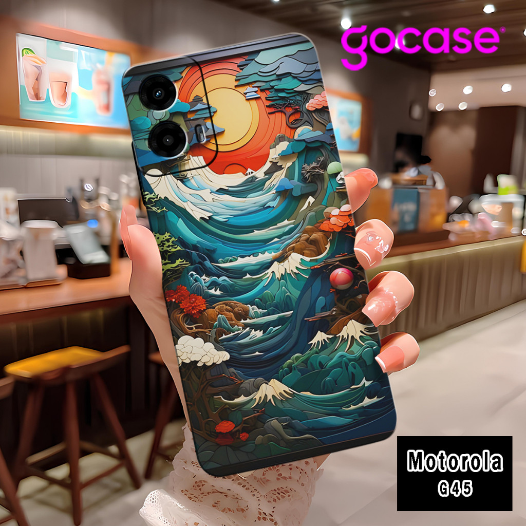 (UV 48) ยางยืดหยุ่น Softcase สําหรับ Motorola G45 l Pro Camera l ปลอกล่าสุด l เคสสําหรับหญิงและชาย l