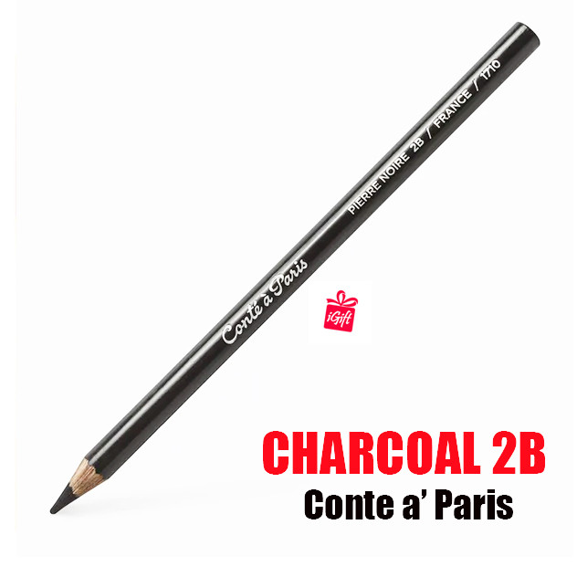 CHARCOAL PENCIL CONTE A PARIS Fusain Charcoal 778/B/2B