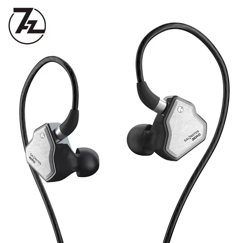7Hz Salnotes Zero หูฟังชนิดใส่ในหูแบบมีสาย 10 มม. แบบไดนามิก Electronics Hifi หูฟังชุดหูฟังคุณภาพสูง Pro