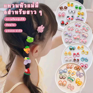 100ชิ้น/เซ็ตเด็กสาวน่ารักการ์ตูนไนล่อน ส กรุบกรอบ ผู้ถือผมหางม้าผมวงยางรัดอุปกรณ์ผม Mini ยาง Band Headwear