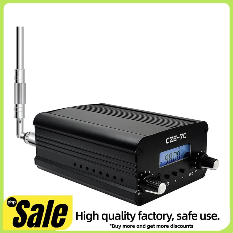 CZE-7C 7W Long Range FM Transmitter เครื่องส่งสัญญาณ FM ไร้สายคุณภาพสูงสําหรับ Drive-in Church, Scho