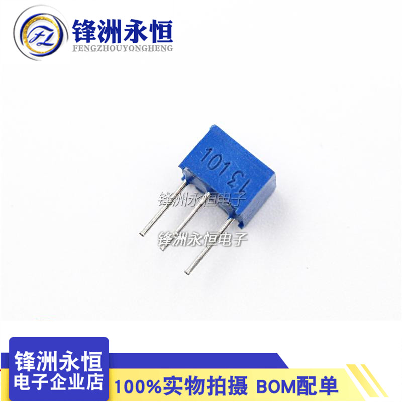 5 ชิ้น/ล็อต 3362P-101 ปรับ Potentiometer 100R Precision แหวนเดี่ยว Potentiometer 3362-P101