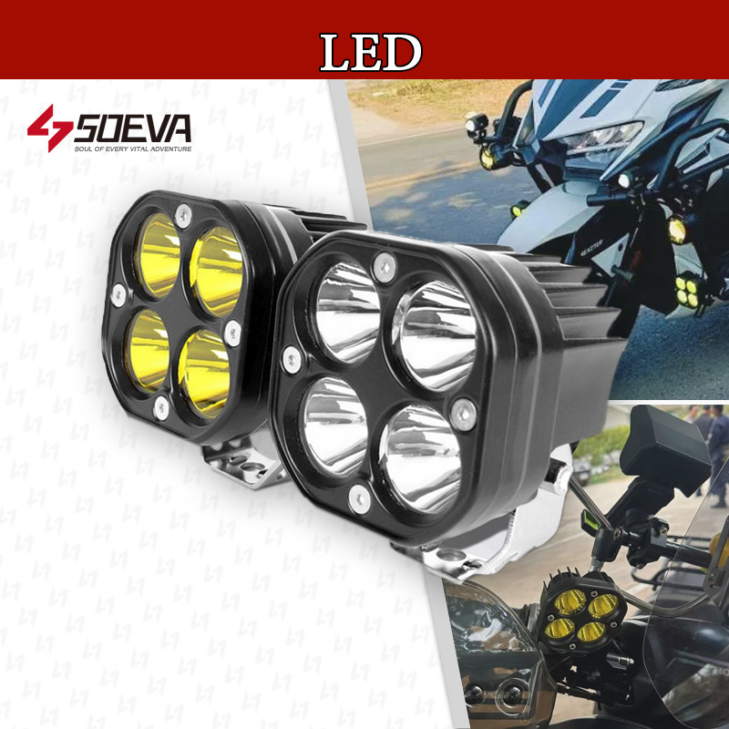 1PC Universal 3 นิ้ว 60W LED สีเหลือง LED ทำงานแสงสี่เหลี่ยมจัตุรัสขนาดเล็กกันน้ำขับไฟตัดหมอก