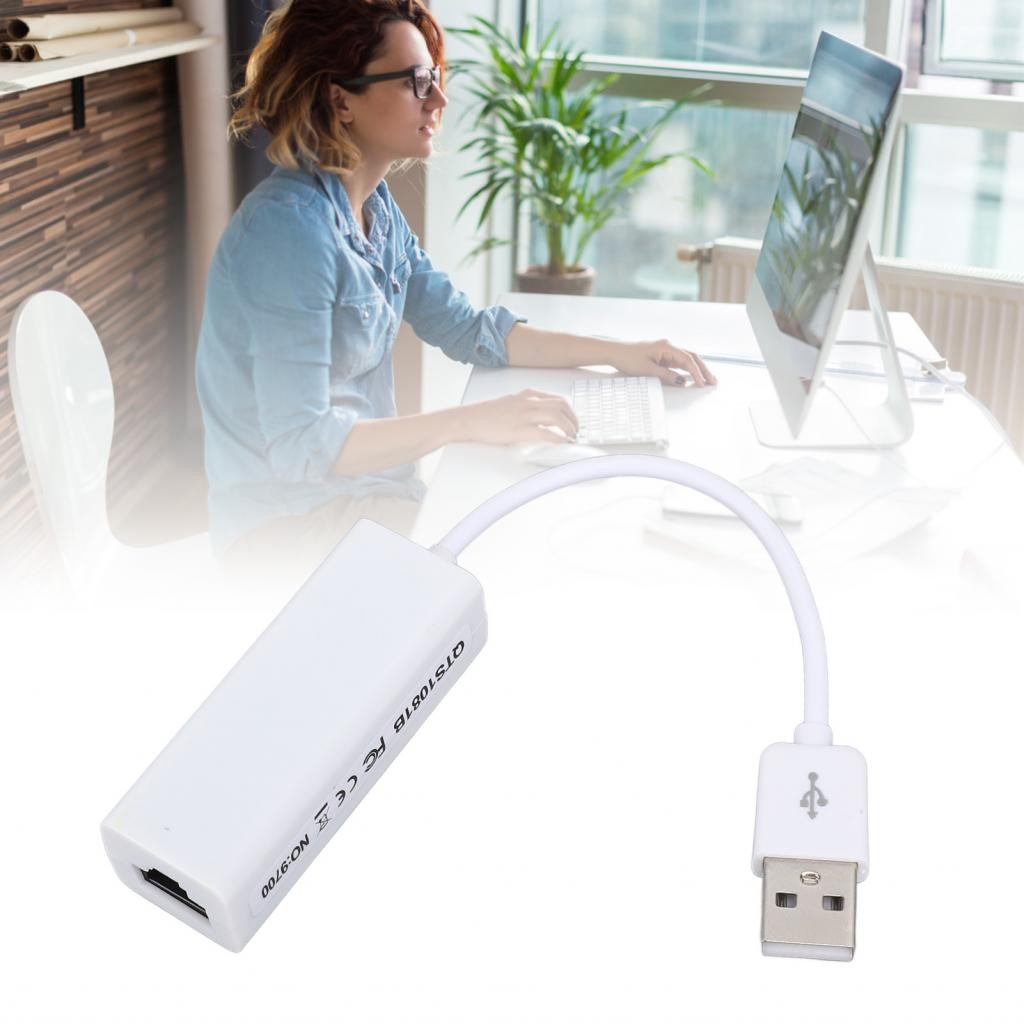 Supose-ph อะแดปเตอร์ USB to Ethernet RJ45 เครือข่าย 100Mbps การเชื่อมต่อความเร็วสูงสําหรับ Wins 98SE