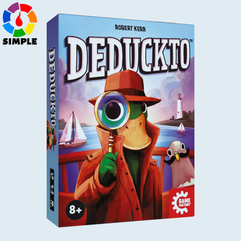 Gamewright - Deduckto - A Quacking Deduction Game - Card Game for Kids Ages 8 and Up - Great for Fam
